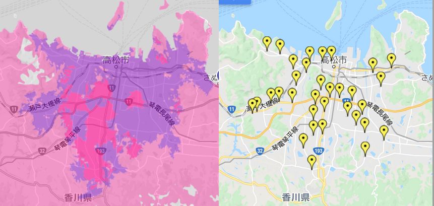 楽天 基地 局 エリア